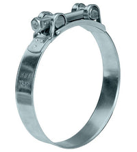 Zinc Plated Carbon Steel One Bolt Hose Clamp - 162-174mm Opening Size