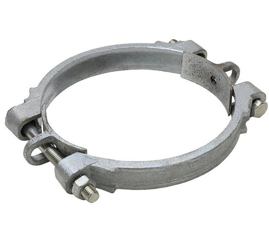 Seal Fast Double Bolt Zinc Plated Iron Hose Clamp for USA Sized Applications - Image 1