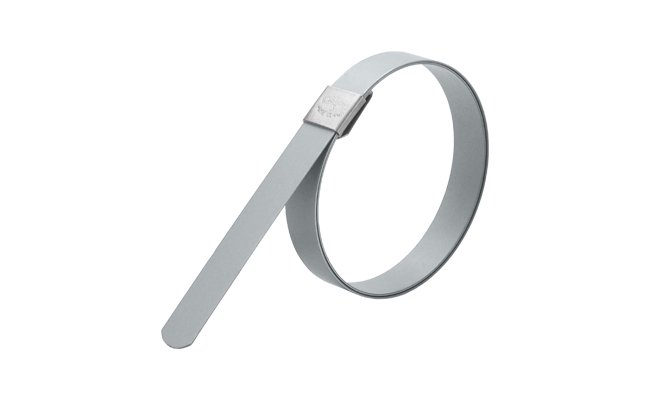 3 1/2 in High-Carbon Galvanized Standard F Series Preformed Clamp - Image 1