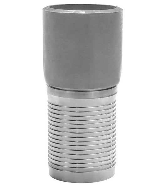Seal Fast 4 Inch 316 Stainless Steel Weld Bevel Crimp Combination Nipple - Image 1