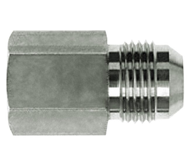 1 Inch Carbon Steel JIC Male x NPTF Female Adapter Fitting - Image 1