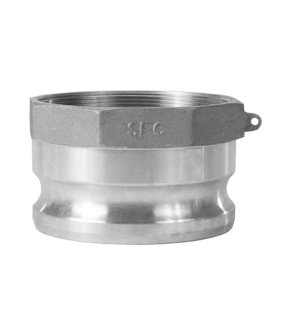 Aluminum Type A Female BSP x Male Adapter Cam & Groove Coupling - 1 1/2 in - Image 1