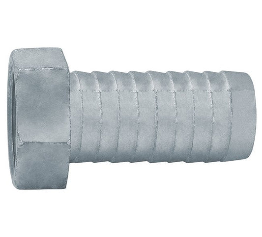 Steel Swivel Long Shank Female Hose Nipple, 1 1/2 in, Zinc Plated Iron - Image 1