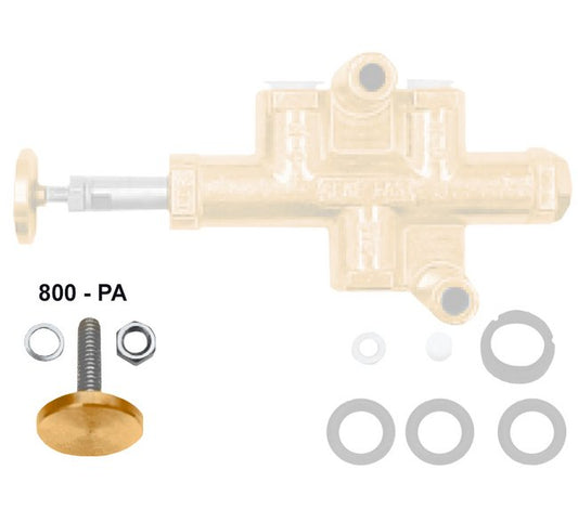 Brass Pneumatic Air Interlock Valve Pad Repair Kit - Image 1