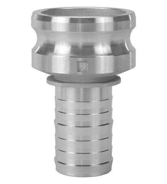 Aluminum Type ER Male Adapter x Shank Reducing E Cam & Groove Coupling 4x2" in - Image 1