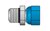 Carbon Steel Male O-Ring x JIC Female Swivel Adapter - 1/4 Inch T1/T2 UNF - Series 6402