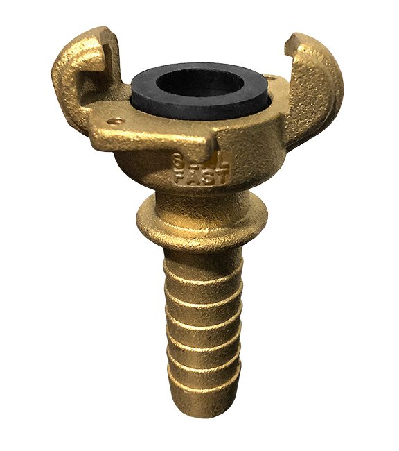 Seal Fast 1 Inch Brass Hose End Crowfoot Coupling - Image 1