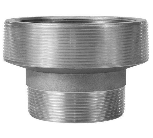 Aluminum 6-in Male NPT to 2-in Female NPT Thread Reducer Fitting - Image 1