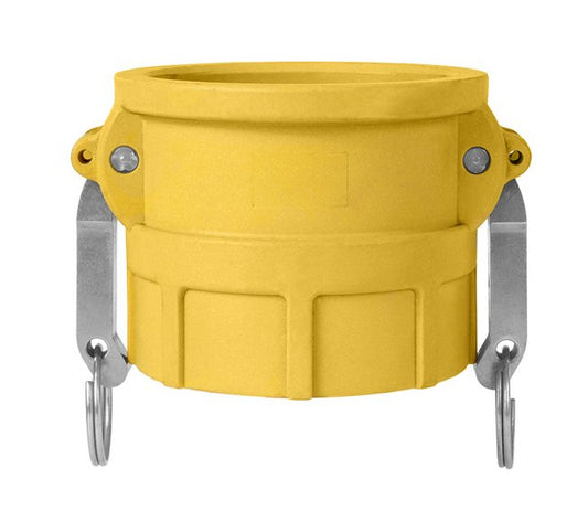 1 1/2" Ny-Glass Type D Female Coupler x Female NPT Cam and Groove Coupling - Image 1