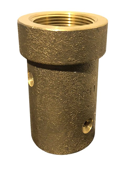 Seal Fast Brass NPSH Threaded Hose End Nozzle Holder, 1-1/2 in - Image 1