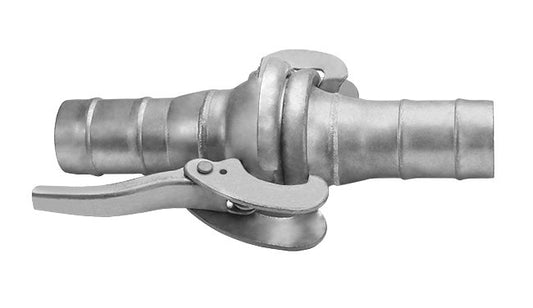 Seal Fast 3 Inch Zinc Plated Steel Male x Female Bauer Type Coupling - Image 1