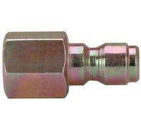Zinc Plated Steel Power Wash Quick Connect Plug - 1.45 in Length, 1/4 in Body Size