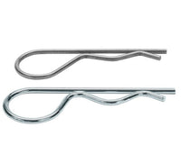Plated Steel Safety Clips - Bulk Pack of 100