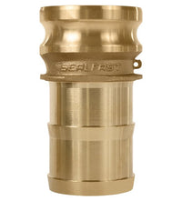 Brass Type E Male Adapter x Shank 1/2 Inch Cam and Groove Coupling