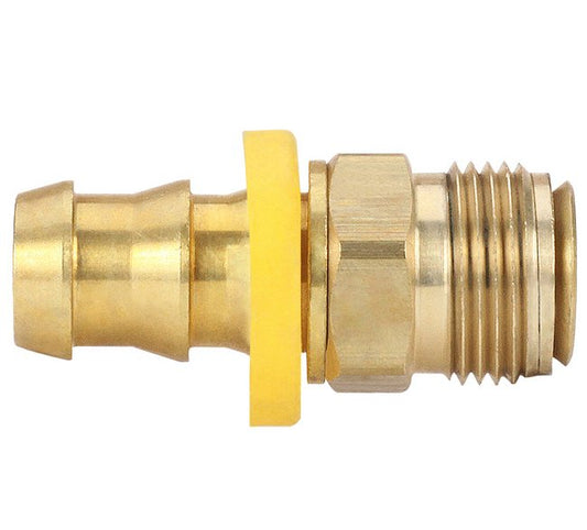 Seal Fast 3/8" Brass Hose x Inverted Flare Male Swivel Fitting - Image 1