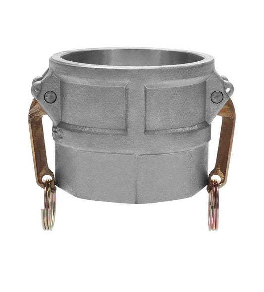 2" Aluminum Type D Female Coupler x Shank Cam & Groove Coupling - Image 1