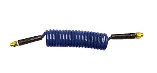 Seal Fast 30ft Polyurethane Blue Recoil Hose - 1/4in Swivel & Rigid NPT Thread - Image 1