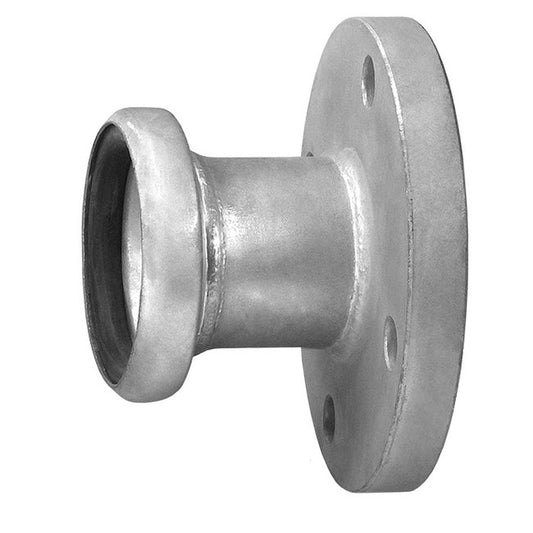 3" Zinc Plated Steel Bauer Type Male Threaded Coupling Set - Image 1