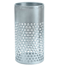 1.5" Cold Rolled Zinc Plated Steel RS Round Hole Long Strainer
