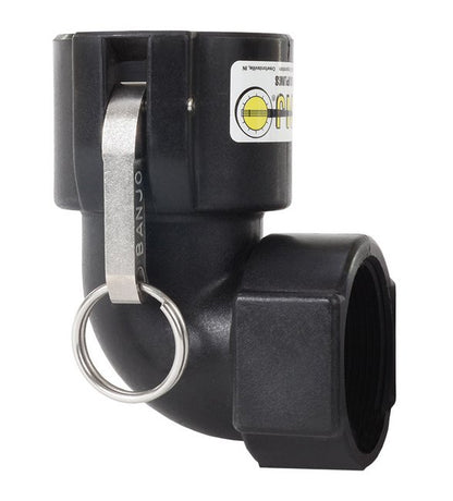2" Polypropylene Type D 90 Degree Elbow Cam and Groove Coupling - Image 2