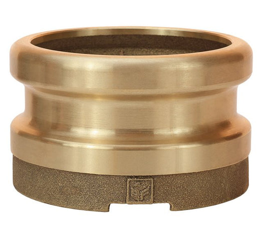4x4 Brass Top Seal Dual Point Fill Adapter Fitting - Image 1