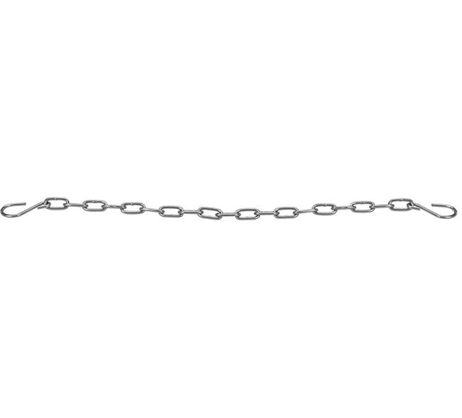 6 Inch Stainless Steel Security Chain with 'S' Hooks - Image 1