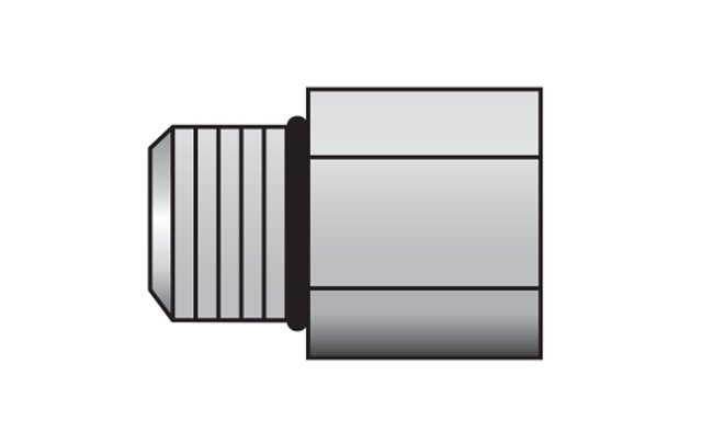 Carbon Steel Male O-Ring Boss x Female NPTF Adapter Fitting - Image 1