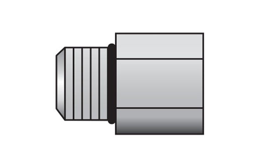 Carbon Steel Male O-Ring Boss x Female NPTF Adapter Fitting - Image 1
