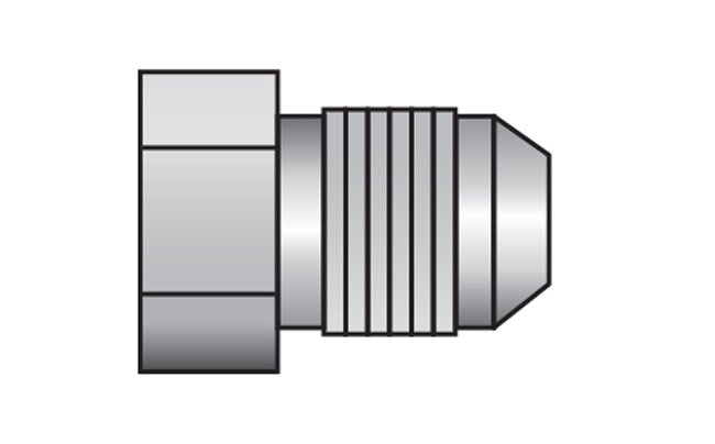 Seal Fast 1 1/4in Carbon Steel JIC Hex Head Plug - Image 1