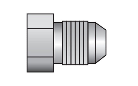 Seal Fast 1 1/4in Carbon Steel JIC Hex Head Plug - Image 1