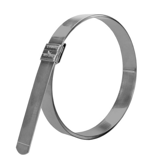 302 Stainless Center Punch Clamp - 3.5 in Opening, 0.75 in Band Width - Image 1