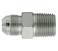 Carbon Steel 37 Flare to Pipe Male JIC x Male Adapter Fitting - Series 2404