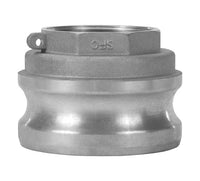 Aluminum Type AR Reducing A Male x Female NPT Coupling, 3 x 2 in