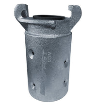 Seal Fast 1 1/4 Inch Zinc Plated Iron Hose End with Crowfoot