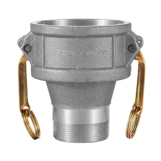 1.5x1 Inch Aluminum Reducer Coupler Male NPT BR Female Coupling - Image 1