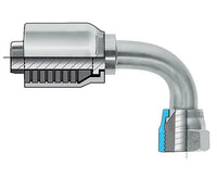 JIC 37 Female - 90° Swivel Coupling 43 Series