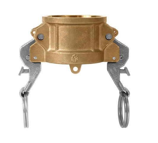 Brass Type DC 1 Inch Self-Locking Coupler Dust Cap - Image 1