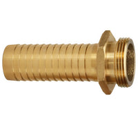 Brass Long Shank Male Hose Nipple - 3/4 inch, GHT, Seal Fast