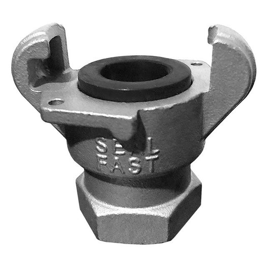 316 Stainless Steel 1 Inch Female NPT Hose End Crowfoot Coupling - Image 1