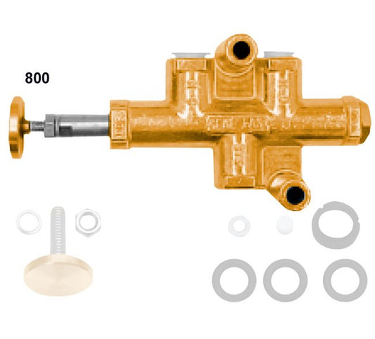 2-Inch Brass Pneumatic Air Interlock Valve - Image 1