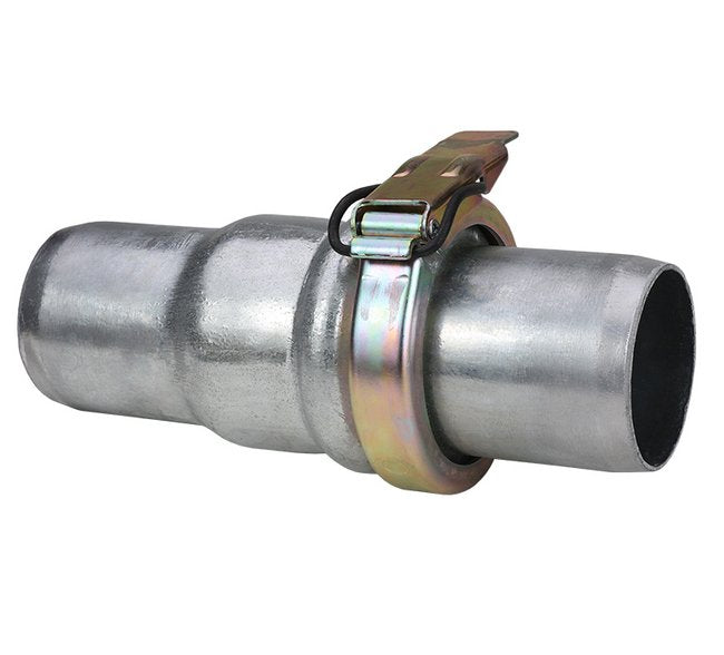 4" Zinc Plated Steel Hose Coupling Kit with Ring Lock - Image 1