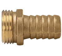 Brass Short Shank Male NPSH Hose Nipple, 5/8x3/4in Size