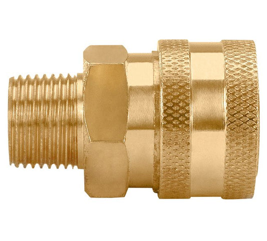 Seal Fast Brass 1/4 Inch Power Wash Quick Connect Socket - Image 1