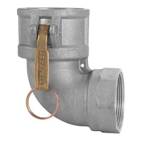 4" Aluminum Type D Female Coupler 90° Elbow Cam & Groove Coupling