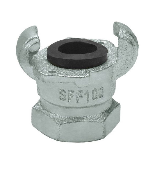 Seal Fast 1 Inch Zinc Plated Iron Female NPT Hose-End Crowfoot Coupling - Image 1