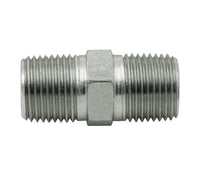 T1 1" and T2 3/4" Carbon Steel Male NPTF x Male NPTF Pipe Adapter