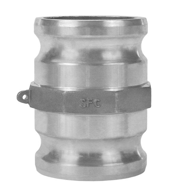 4 Inch Aluminum Type SA Male x Male Spool Adapter Cam and Groove Coupling - Image 1