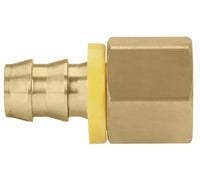 Seal Fast Brass Hose x FPT Grip-On Fitting - 3/8" ID, 1/8" Pipe Thread, Brass Material