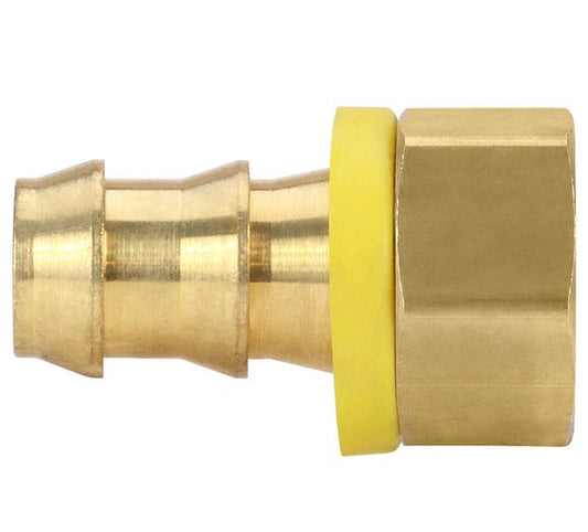 Seal Fast Brass Hose x Inverted Flare Grip-On Fitting - 1/4-in ID, 3/16-in Thread - Image 1