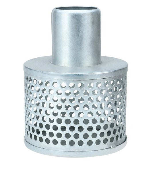 Seal Fast 4" Cold Rolled Zinc Plated Steel Hose End Strainer - Image 1